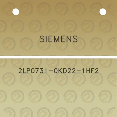 siemens-2lp0731-0kd22-1hf2