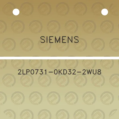 siemens-2lp0731-0kd32-2wu8