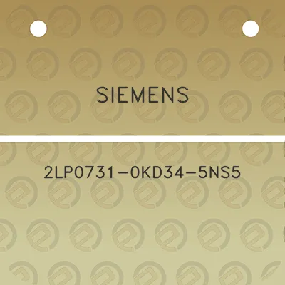 siemens-2lp0731-0kd34-5ns5