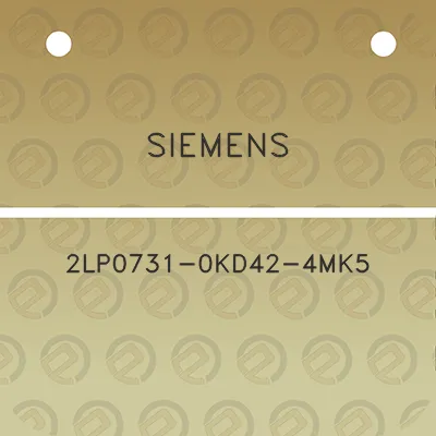 siemens-2lp0731-0kd42-4mk5