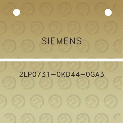 siemens-2lp0731-0kd44-0ga3