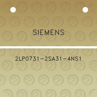 siemens-2lp0731-2sa31-4ns1