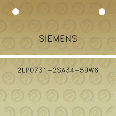 siemens-2lp0731-2sa34-5bw6