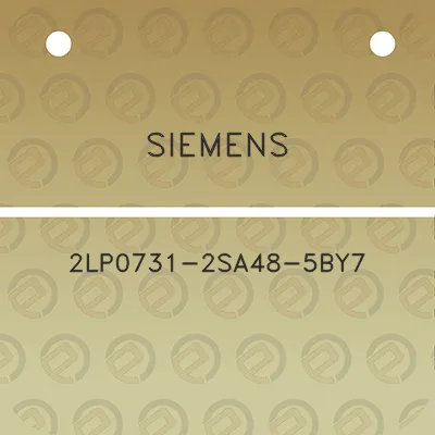 siemens-2lp0731-2sa48-5by7