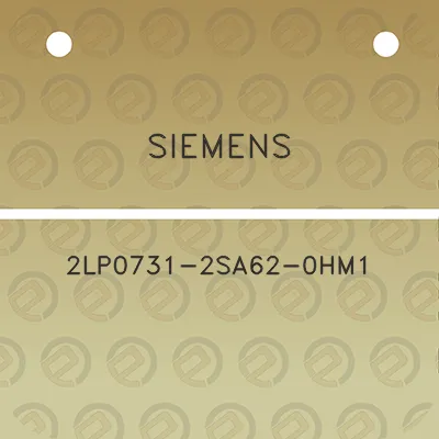 siemens-2lp0731-2sa62-0hm1