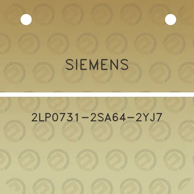 siemens-2lp0731-2sa64-2yj7