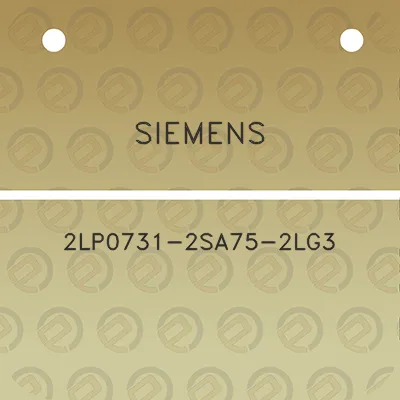 siemens-2lp0731-2sa75-2lg3