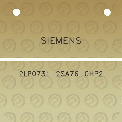 siemens-2lp0731-2sa76-0hp2