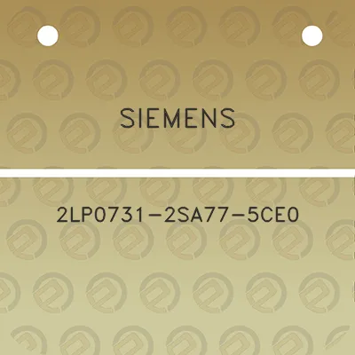 siemens-2lp0731-2sa77-5ce0