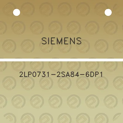 siemens-2lp0731-2sa84-6dp1