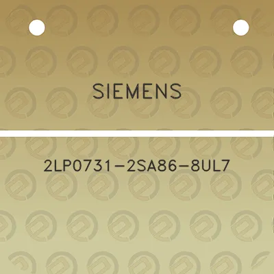 siemens-2lp0731-2sa86-8ul7