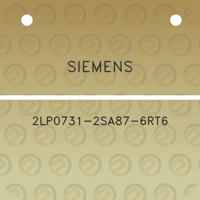 siemens-2lp0731-2sa87-6rt6