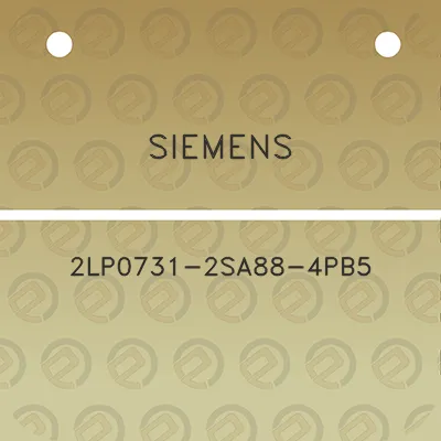 siemens-2lp0731-2sa88-4pb5