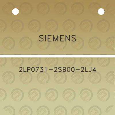 siemens-2lp0731-2sb00-2lj4