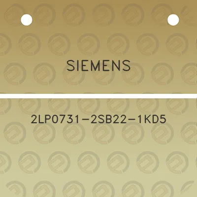 siemens-2lp0731-2sb22-1kd5