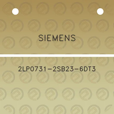 siemens-2lp0731-2sb23-6dt3