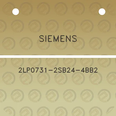 siemens-2lp0731-2sb24-4bb2