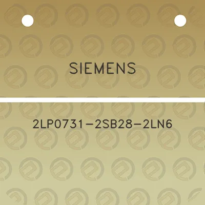 siemens-2lp0731-2sb28-2ln6