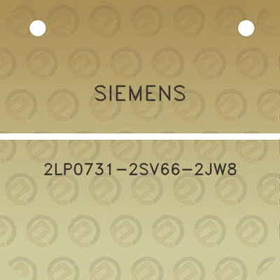 siemens-2lp0731-2sv66-2jw8