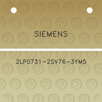 siemens-2lp0731-2sv76-3ym5