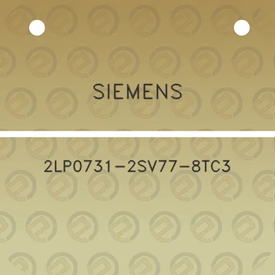 siemens-2lp0731-2sv77-8tc3