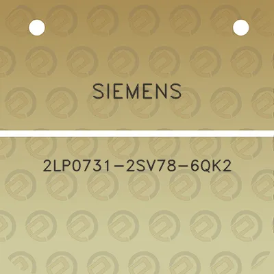 siemens-2lp0731-2sv78-6qk2