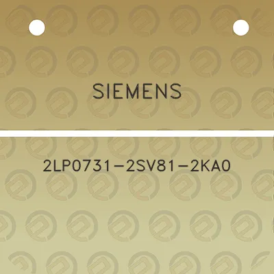 siemens-2lp0731-2sv81-2ka0