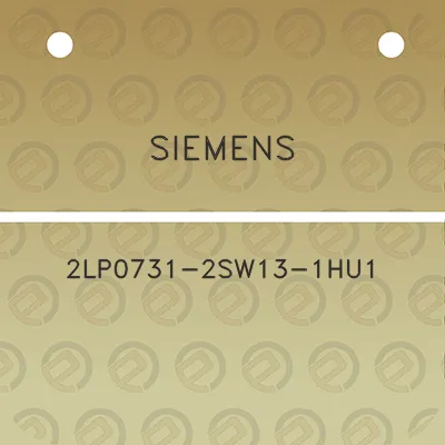 siemens-2lp0731-2sw13-1hu1