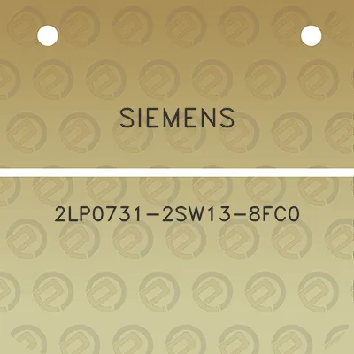 siemens-2lp0731-2sw13-8fc0