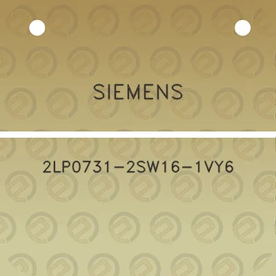 siemens-2lp0731-2sw16-1vy6