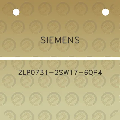 siemens-2lp0731-2sw17-6qp4