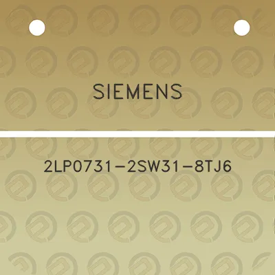 siemens-2lp0731-2sw31-8tj6