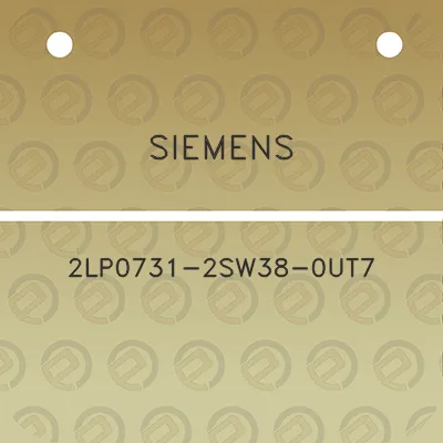 siemens-2lp0731-2sw38-0ut7