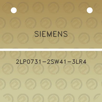 siemens-2lp0731-2sw41-3lr4