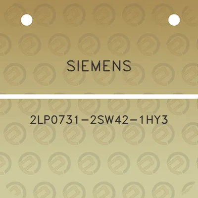 siemens-2lp0731-2sw42-1hy3