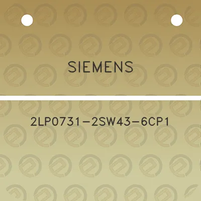 siemens-2lp0731-2sw43-6cp1