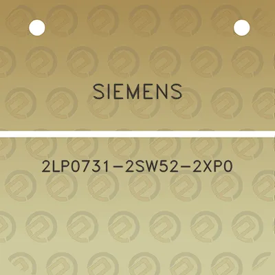 siemens-2lp0731-2sw52-2xp0