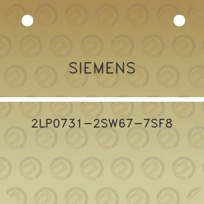 siemens-2lp0731-2sw67-7sf8