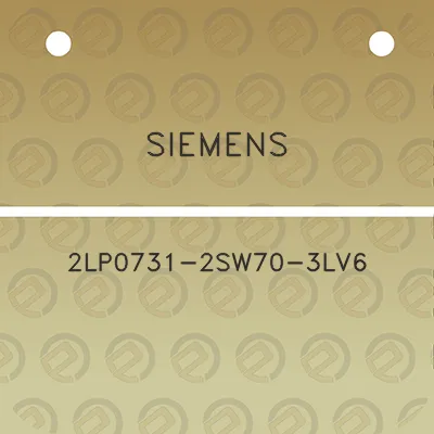 siemens-2lp0731-2sw70-3lv6