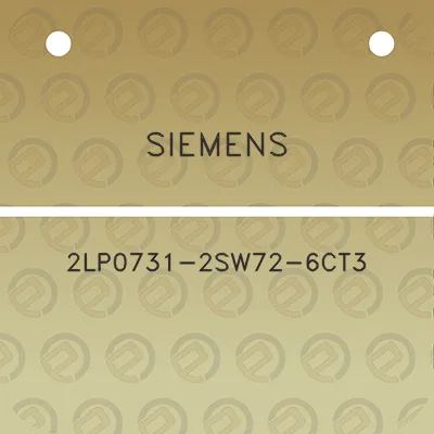 siemens-2lp0731-2sw72-6ct3