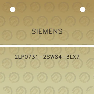 siemens-2lp0731-2sw84-3lx7