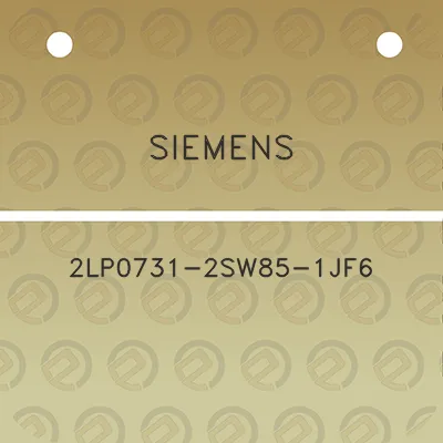 siemens-2lp0731-2sw85-1jf6