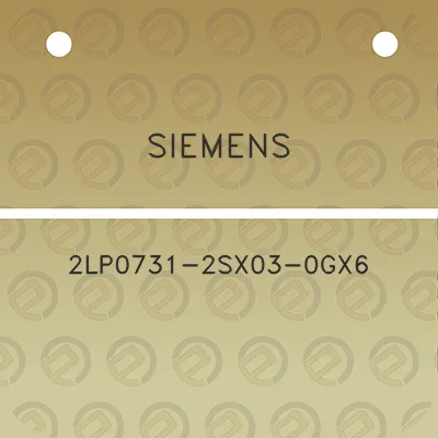 siemens-2lp0731-2sx03-0gx6