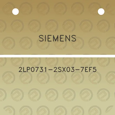 siemens-2lp0731-2sx03-7ef5