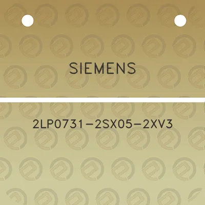 siemens-2lp0731-2sx05-2xv3