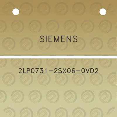 siemens-2lp0731-2sx06-0vd2