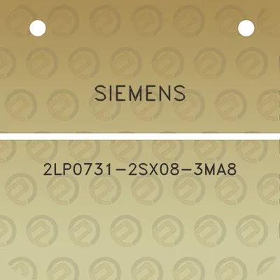 siemens-2lp0731-2sx08-3ma8