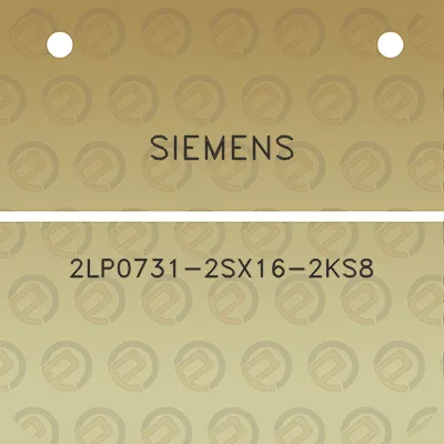 siemens-2lp0731-2sx16-2ks8