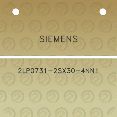 siemens-2lp0731-2sx30-4nn1