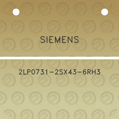 siemens-2lp0731-2sx43-6rh3